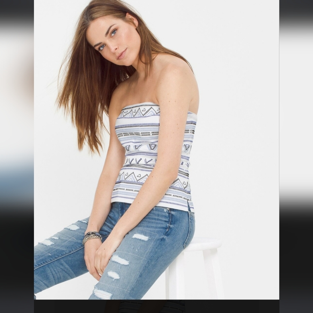 Embroidered corset top